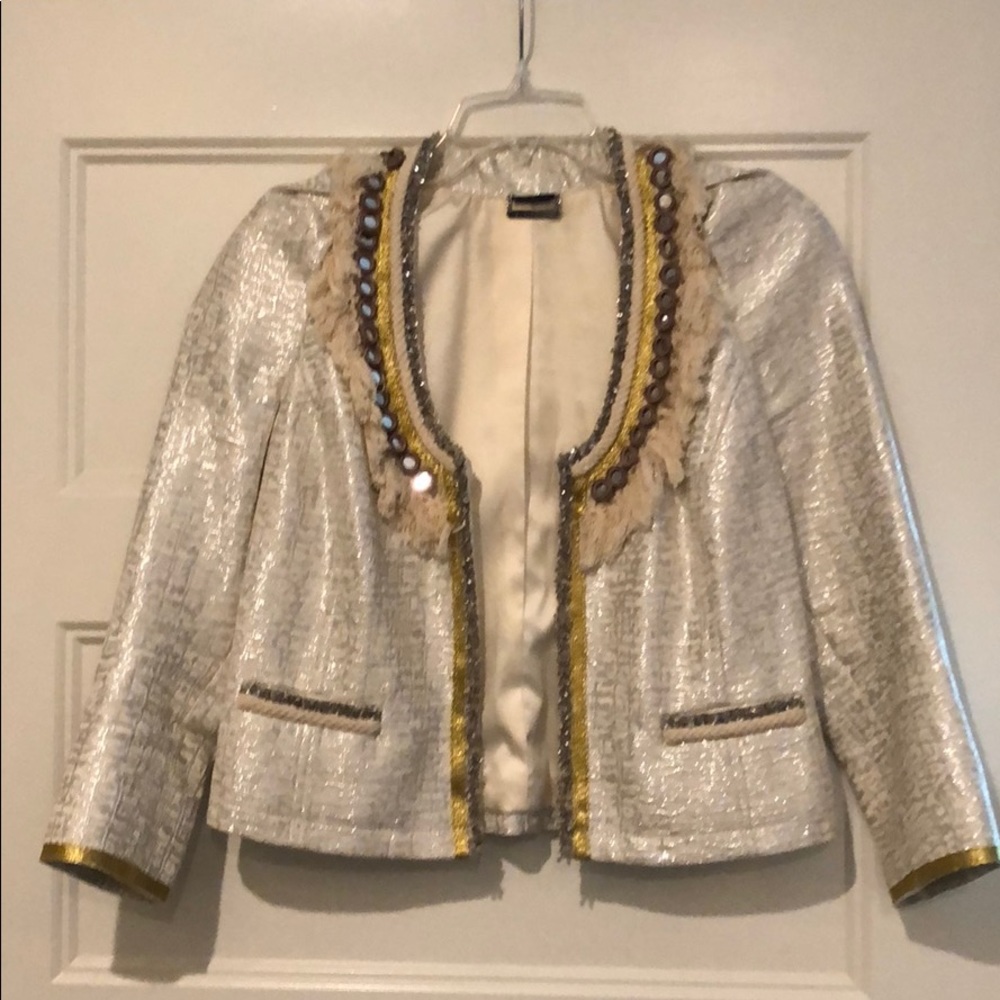 Guess by Marciano jacket cream gold silver